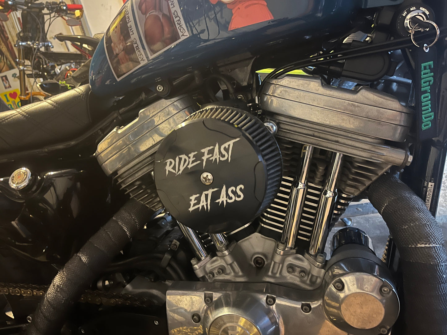 Ride Fast Eat Ass big sucker air cleaner cover (Gear)